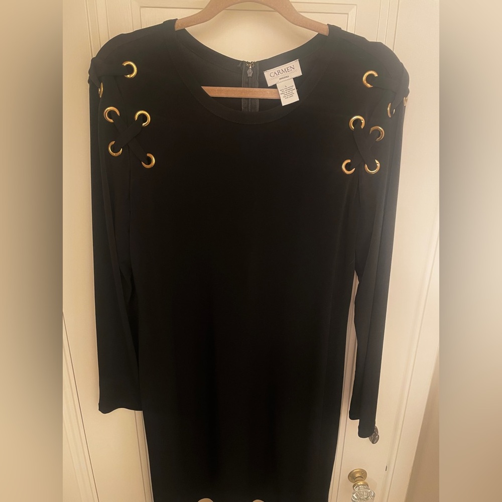 New without tags! Black with Gold hardware Dress